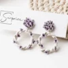 Lavender earrings