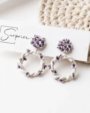 SurpriseAisle_lavander Earrings 08.2 Lavender earrings