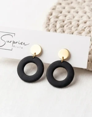 SurpriseAisle_Black & Gold earrings2 Black & Gold