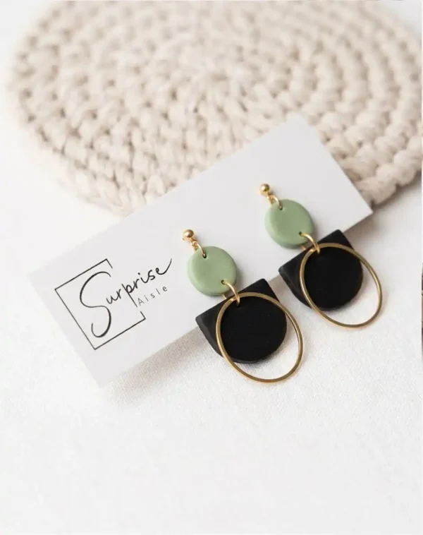 SurpriseAisle_Olive Earrings3 Olive Earrings