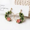 SurpriseAisle_rose wreath earrings.3webp Rose Wreath