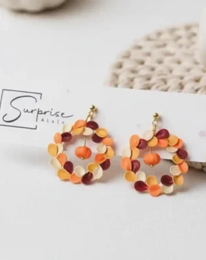 Autumn Wreath Earrings