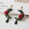 SurpriseAisle_Midnight Rose Halloween Earrings 05 Midnight Rose Earrings